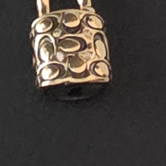 Coach Gold Lock Charm Bracelet So Pretty - Picture 2 of 5